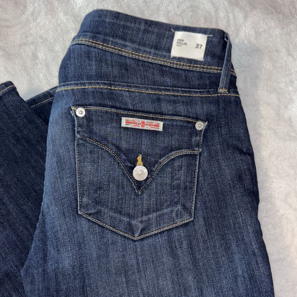 Hudson Jeans Colin Flap skinny crop. Size 27.